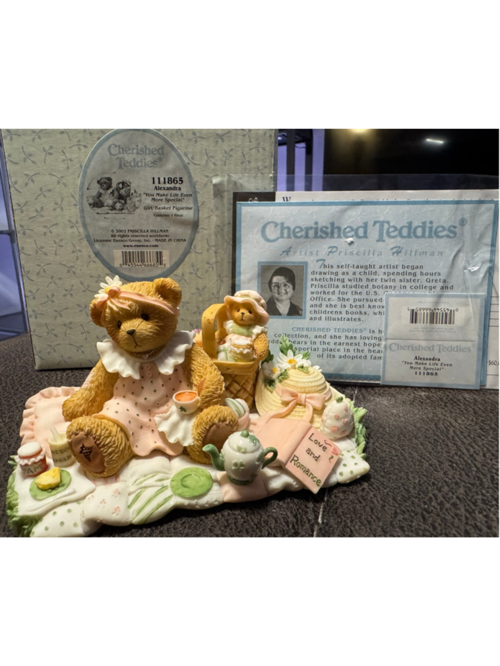 Cherished Teddies Alexandra Figurine 111865 “You Make Life Even More Special”